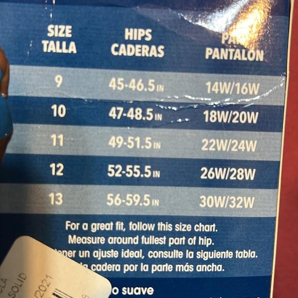 NEW in Box 5 panties Size 11 - Picture 5 of 5